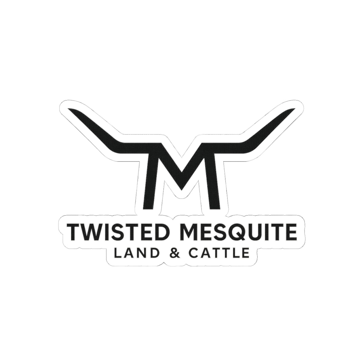 Twisted Mesquite Land & Cattle Logo Sticker